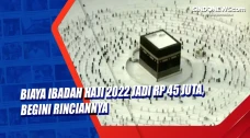Biaya Ibadah Haji 2022...