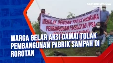 Warga Gelar Aksi Damai...