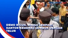 Demo Ricuh, Massa Lempari...