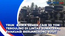 Truk Bawa Semen Cair...