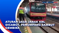 Aturan Jaga Jarak KRL...