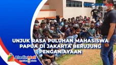 Unjuk Rasa Puluhan Mahasiswa...