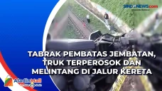 Tabrak Pembatas Jembatan...