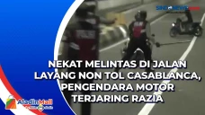 Nekat Melintas di Jalan...