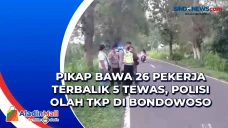 Pikap Bawa 26 Pekerja...