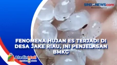 Fenomena Hujan Es Terjadi...