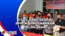 7,7 Kg Sabu Senilai...