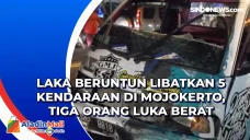 Laka Beruntun Libatkan...