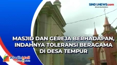 Masjid dan Gereja Berhadapan,...