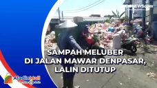 Sampah Meluber di Jalan...