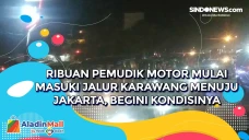 Ribuan Pemudik Motor...