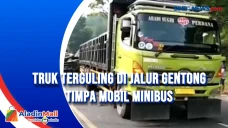 Truk Terguling di Jalur...