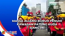 Massa Aliansi Buruh...
