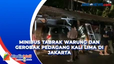 Minibus Tabrak Warung...
