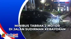 Minibus Tabrak 2 Motor...