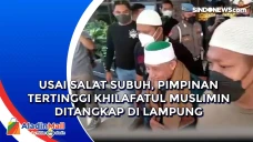 Usai Salat Subuh, Pimpinan...