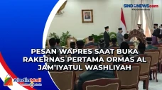 Pesan Wapres saat Buka...