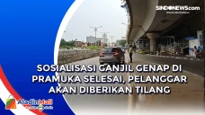 Sosialisasi Ganjil Genap...