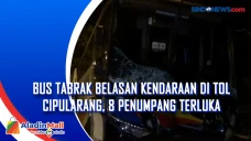 Bus Tabrak Belasan Kendaraan...