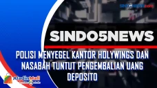 Polisi Menyegel Kantor...