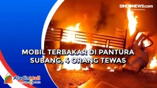 Mobil Terbakar di Pantura...
