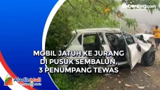 Mobil Jatuh ke Jurang...