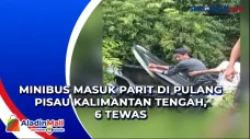 Minibus Masuk Parit...