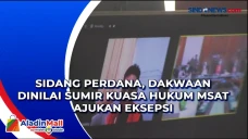 Sidang Perdana, Dakwaan...