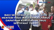 Bagi Sertifikat di Gang...