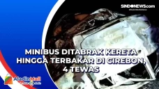 Minibus Ditabrak Kereta...
