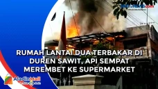 Rumah Lantai Dua Terbakar...