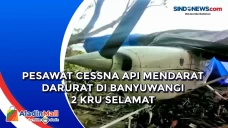 Pesawat Cessna API Mendarat...