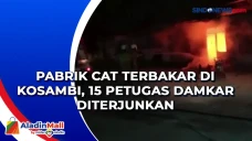 Pabrik Cat Terbakar...