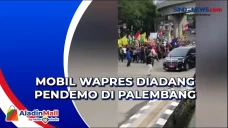Mobil Wapres Diadang...