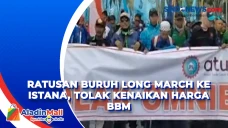 Ratusan Buruh Long March...