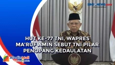 HUT ke-77 TNI, Wapres...