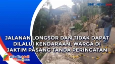 Jalanan Longsor dan...