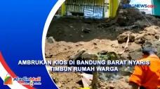 Ambrukan Kios di Bandung...