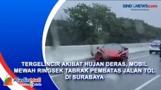 Tergelincir Akibat Hujan...