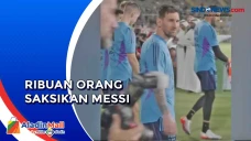 Latihan Messi dan Timnas...