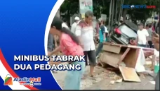 Minibus Tabrak Pedagang,...