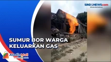 Sumur Bor Warga Semburkan...