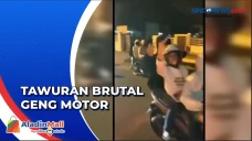 Tawuran Geng Motor dengan...