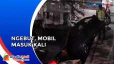 Mobil Terjun ke Kali...