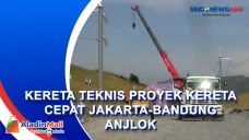 Kereta Teknis di Proyek...