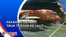 Truk Angkut Semen Terjun...
