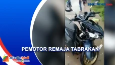 Dua Pemotor Tabrakan...