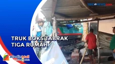 Truk Boks Tabrak Tiga...