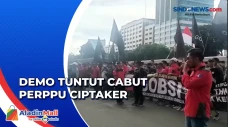 Demo Cabut Perppu Ciptaker...