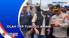 Olah TKP Kebakaran Depo...